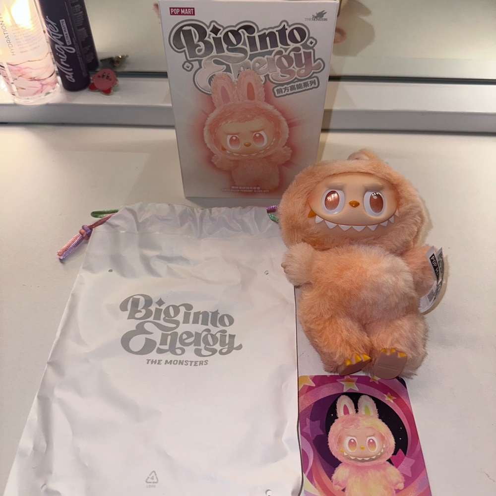 POP MART Labubu Big Into Energy Plush Blind Box Loyalty Happiness